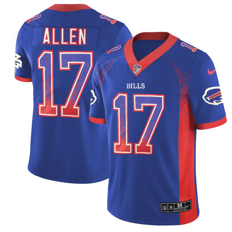 Men Buffalo Bills #17 Allen Drift Fashion Color Rush Limited NFL Jerseys->new york jets->NFL Jersey